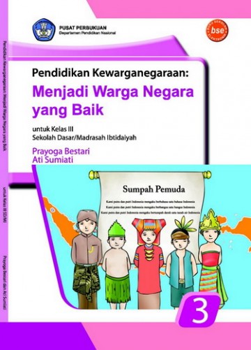 Buku Pendidikan Kewarganegaraan: Menjadi Kelas 3 SD