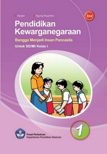 Buku Pendidikan Kewarganegaraan 1 Kelas 1 SD