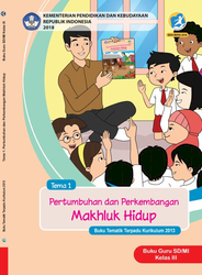 Buku Guru Tema 1 kelas III Pertumbuhan dan Perkembiakan Makhluk Hidup