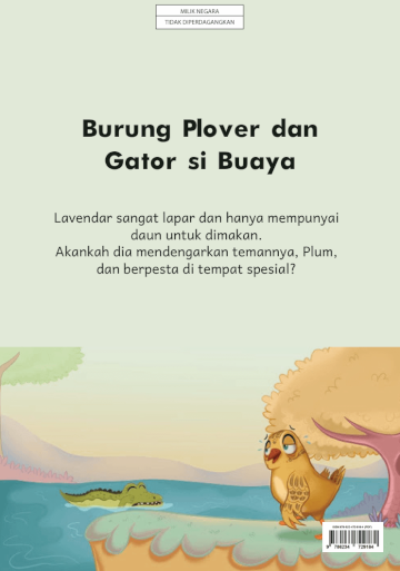 Burung Plover dan Gator si Buaya