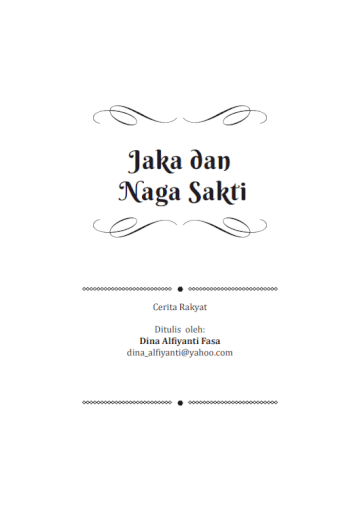 Jaka dan Naga Sakti