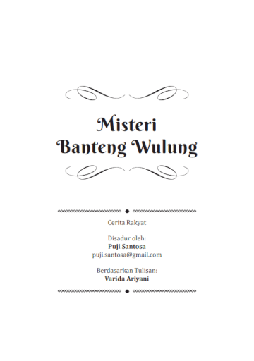 Misteri Banteng Wulung