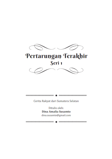 Pertarungan Terakhir Seri 1