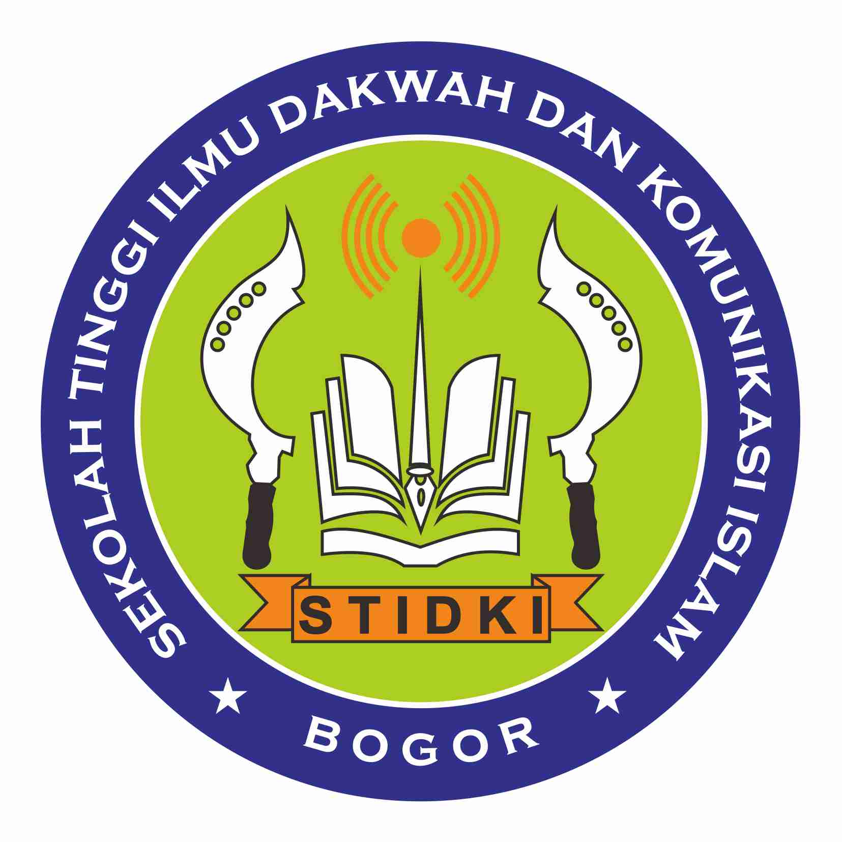 Logo Sekolah Tinggi Ilmu Dakwah dan Komunikasi Islam Bogor Jawa Barat