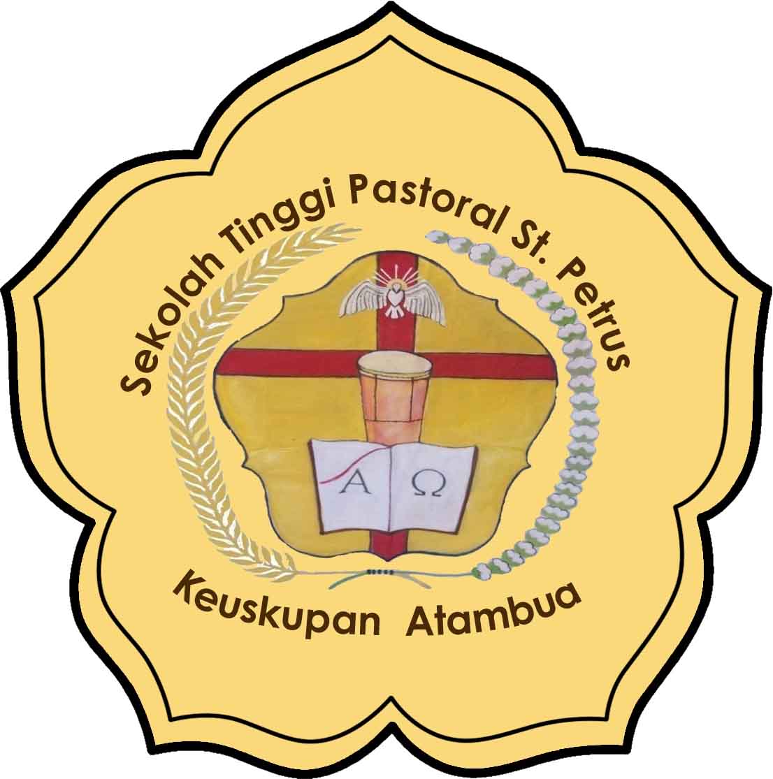 Logo Sekolah Tinggi Pastoral St. Petrus  Keuskupan Atambua