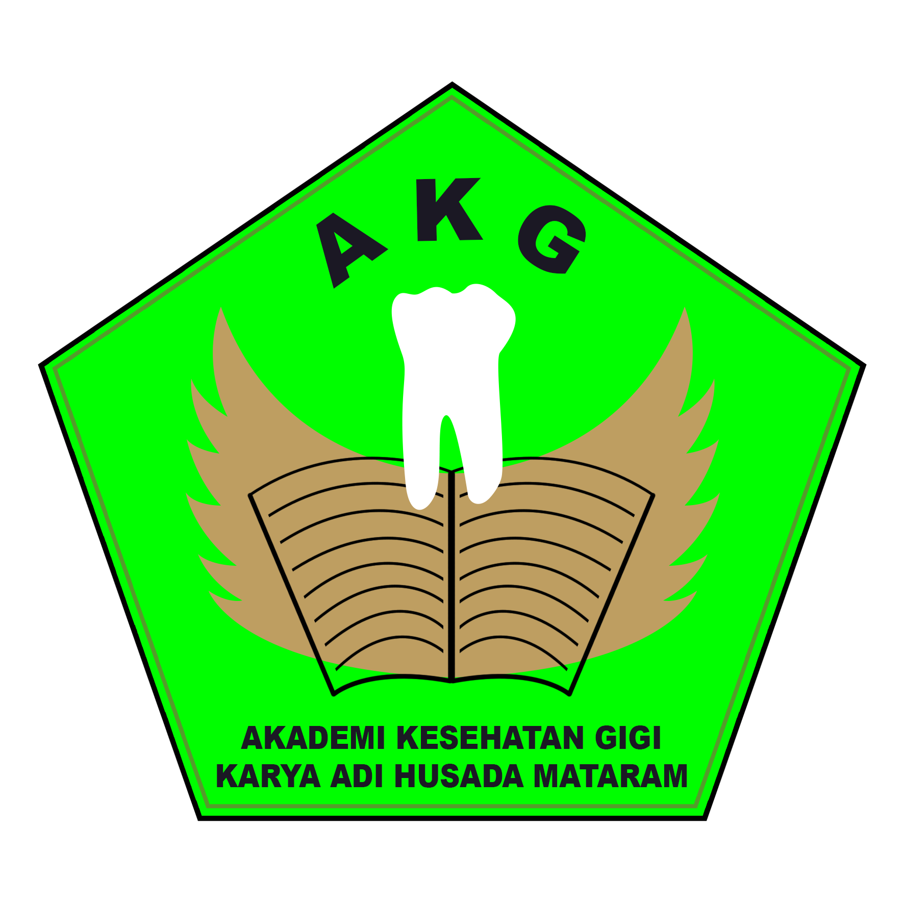 Logo Akademi Kesehatan Gigi Karya Adi Husada Mataram