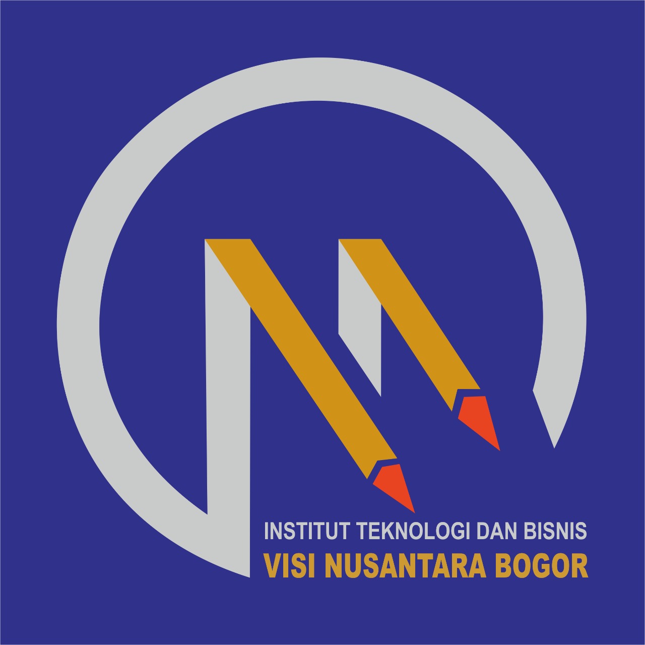 Logo Institut Teknologi dan Bisnis Visi Nusantara Bogor