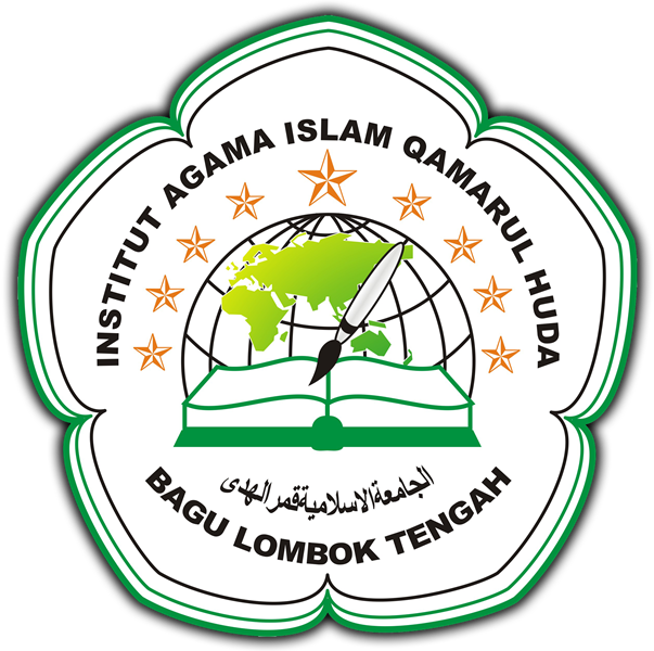 Logo Institut Agama Islam Qomarul Huda Bagu Paringgata Lombok Tengah
